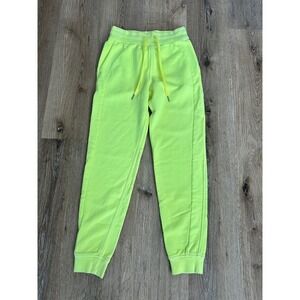Lululemon Scuba‎ High-Rise Jogger Electric Lemon Neon Yellow Slim Sweatpants 2